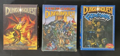 Lot 510 - A group of DUNGEONQUEST role playing games...