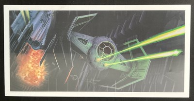 Lot 221 - STAR WARS Alternative poster Ties Engage by...