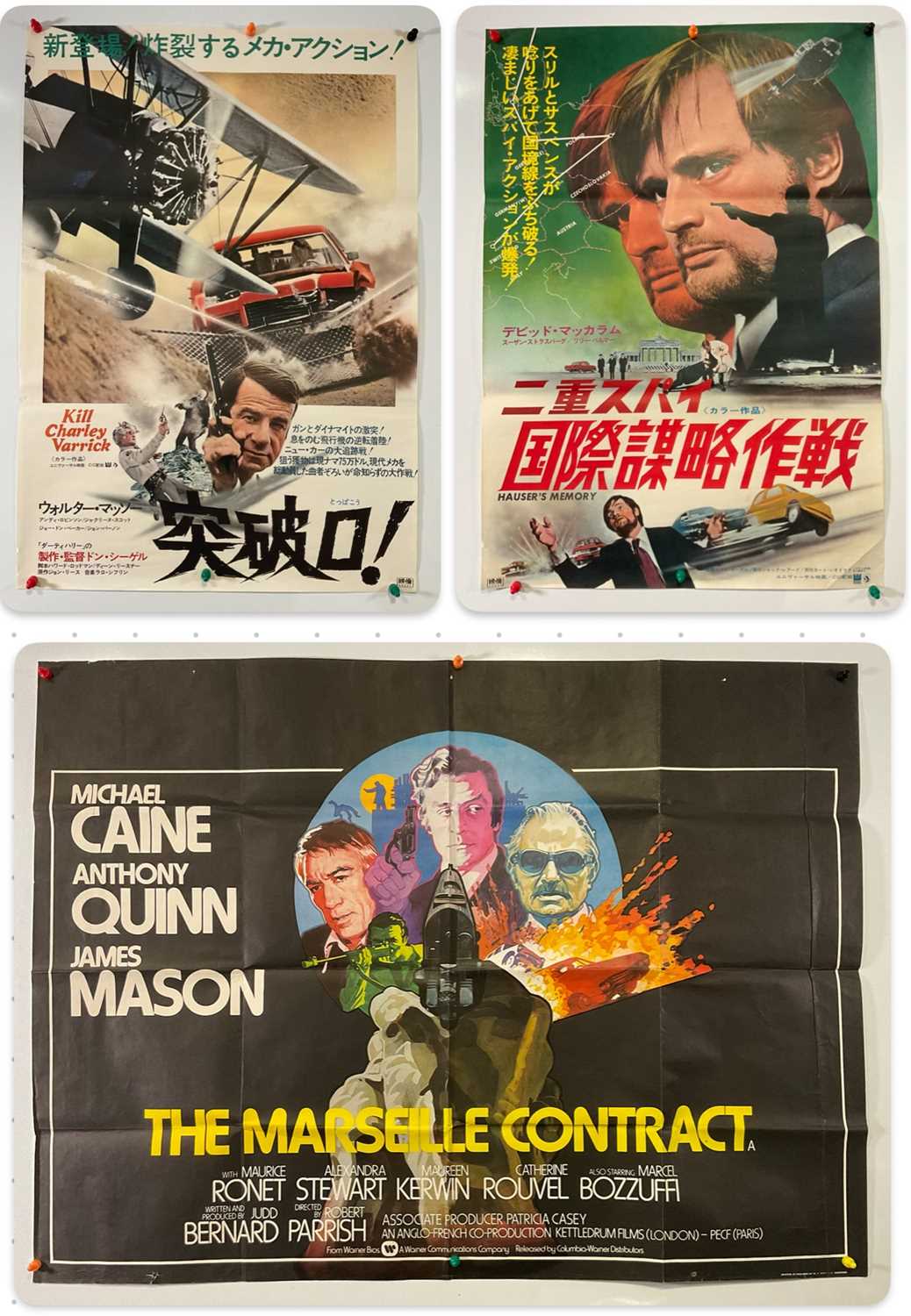 Lot 28 - A trio of crime thriller film posters...