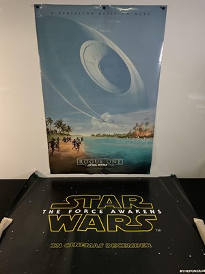 Lot 220 - A selection of Star Wars film posters...