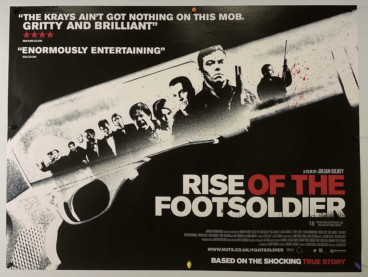 Lot 49 - RISE OF THE FOOT SOLDIER (2007) UK Quad film...