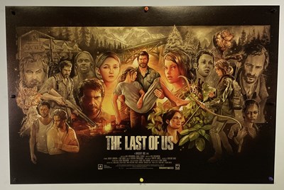 Lot 192 - THE LAST OF US (foil variant) game poster,...