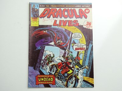 Lot 220 - DRACULA LIVES # 22 - SIGNED CHRISTOPHER LEE -...