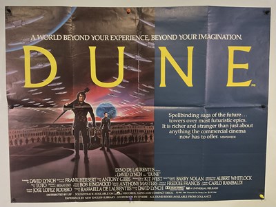 Lot 191 - DUNE (1984) UK Quad film poster for David...
