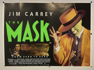 Lot 12 - THE MASK (1994) UK Quad film poster, whacky...
