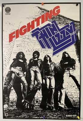Lot 425 - THIN LIZZY 'Fighting' (1975) double crown...