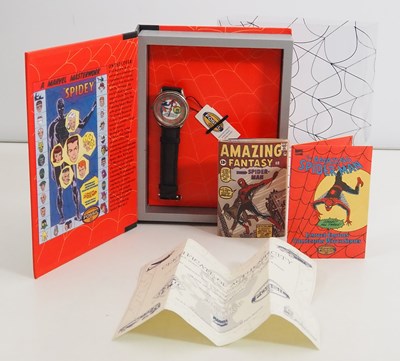 Lot 9 - THE AMAZING SPIDER-MAN VOLUME TWO FOSSIL WATCH...