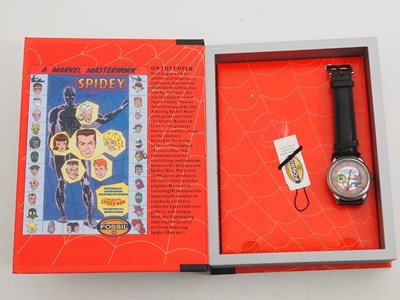 Lot 9 - THE AMAZING SPIDER-MAN VOLUME TWO FOSSIL WATCH...