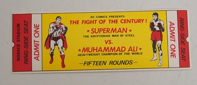 Lot 12 - SUPERMAN vs MUHAMMAD ALI RING-SIDE SEAT TICKET...