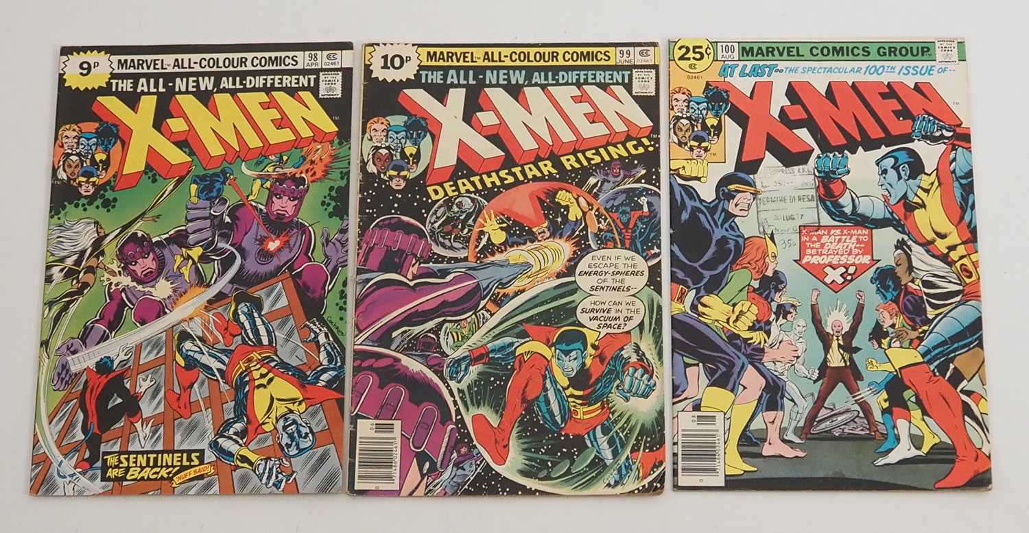Lot 20 - X-MEN #98, 99, 100 (3 in Lot) - (1976 - MARVEL...