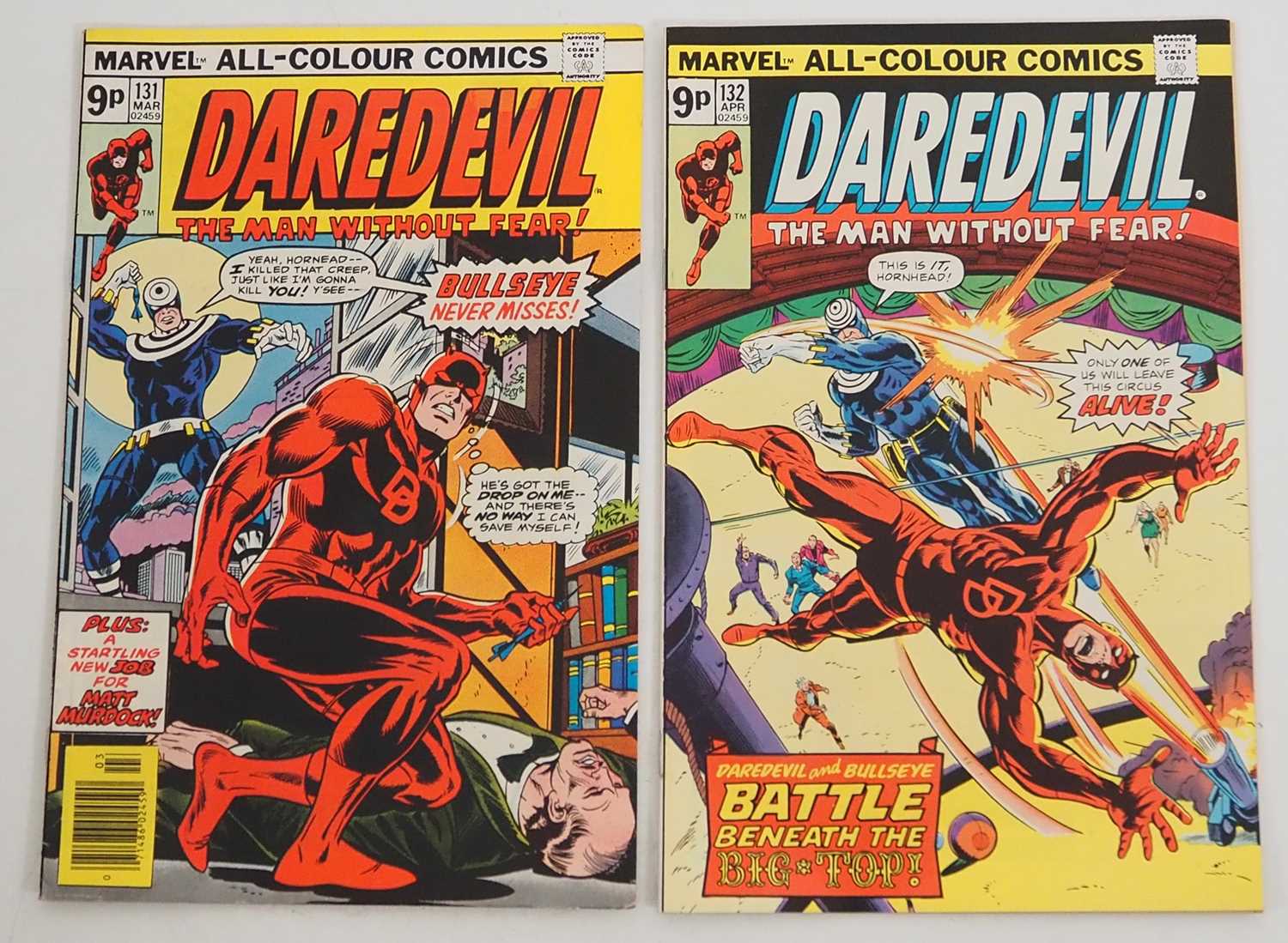 Lot 36 - DAREDEVIL #131 & 132 - (2 in Lot) - (1976 -...