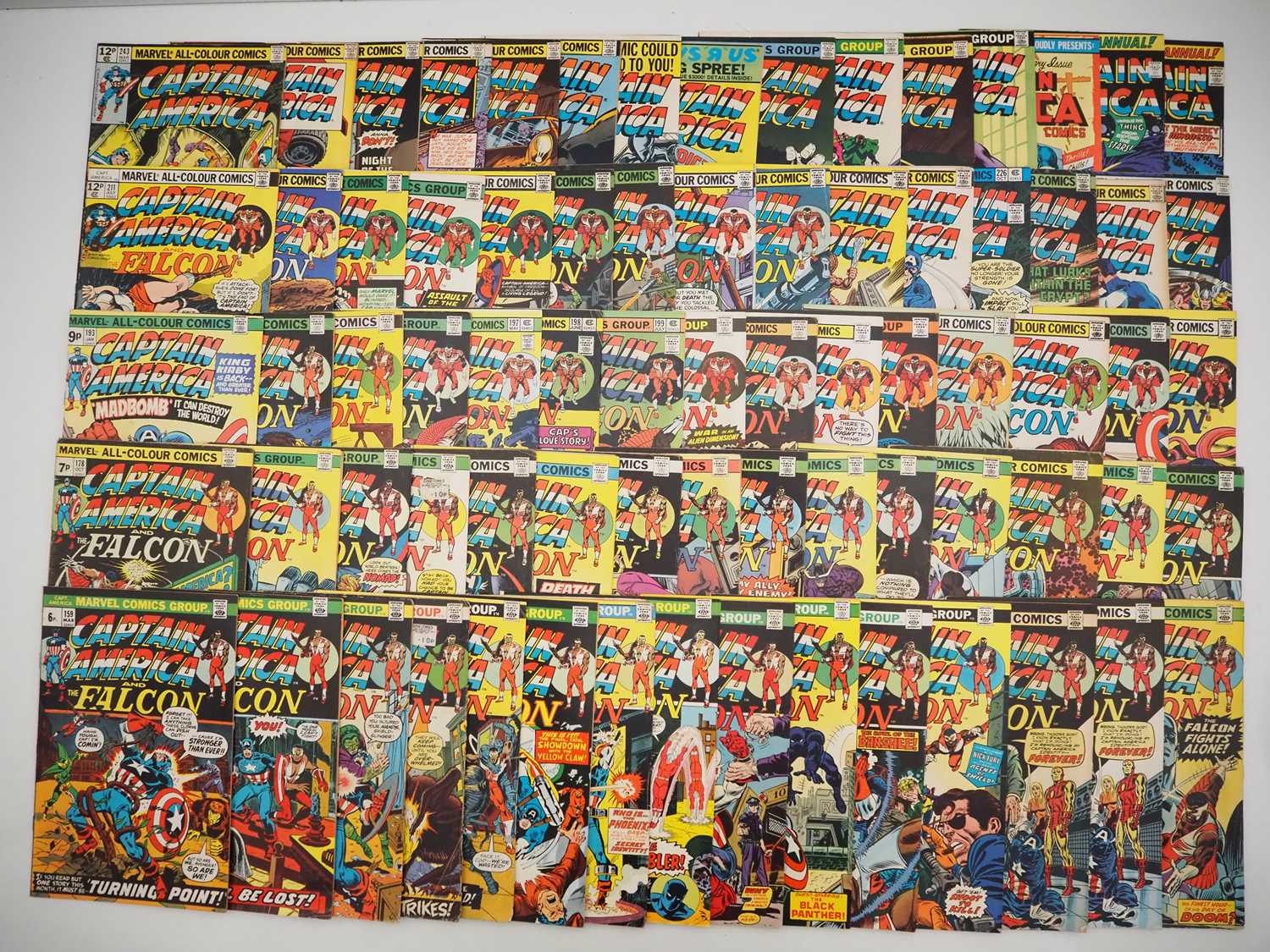 Lot 43 - CAPTAIN AMERICA #159, 161, 163, 165-173,...