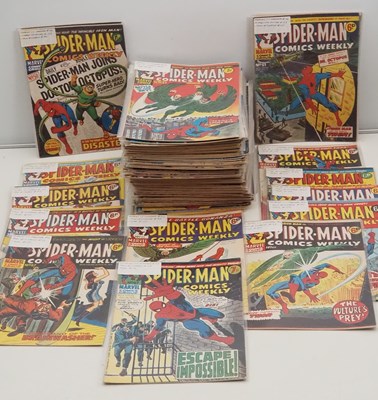 Lot 77 - SPIDER-MAN COMICS WEEKLY #48 to 157 (110 in...