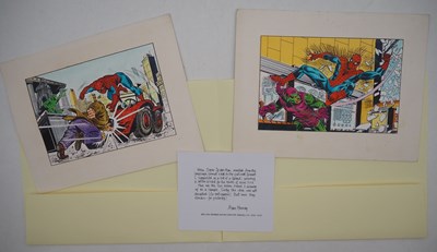 Lot 78 - SPIDER-MAN ACTION SCENES (2 in Lot) - Two...