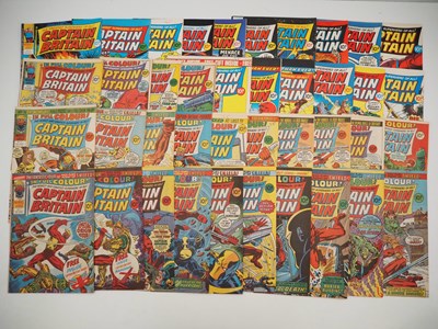 Lot 84 - CAPTAIN BRITAIN #1 to 39 (40 in Lot - 2 copies...
