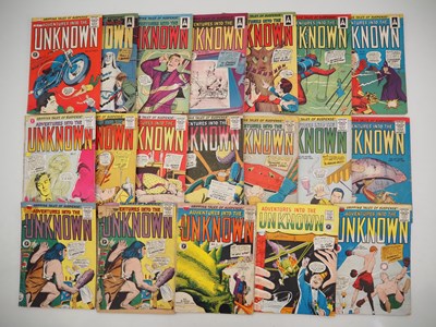 Lot 100 - ADVENTURES INTO THE UNKNOWN #1(x2)-12, 15-20...
