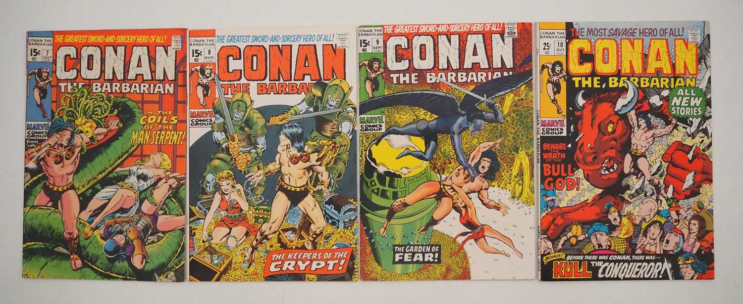 Lot 108 - CONAN THE BARBARIAN #7, 8, 9, 10 (4 in Lot) -...