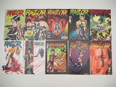 Lot 135 - RAZOR (1st & 2nd Print), 1, 2, 3, 4, 5, 6, 7,...