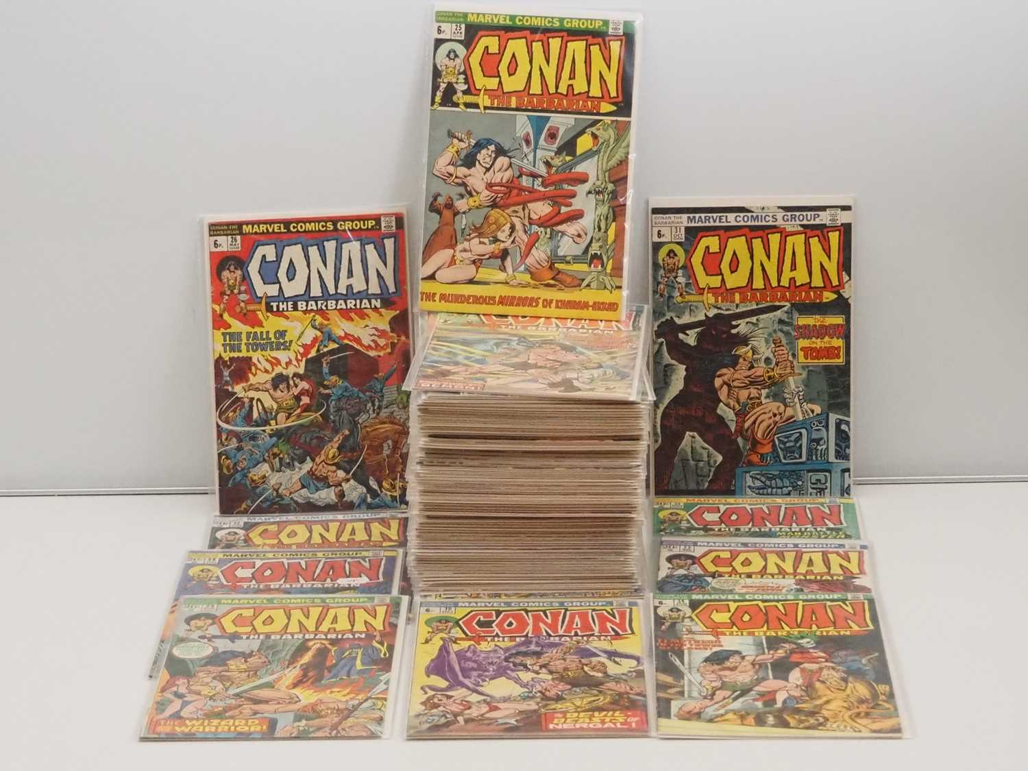 Lot 231 - CONAN THE BARBARIAN #25 to 100 (76 in Lot) -...