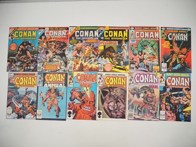Lot 233 - CONAN THE BARBARIAN ANNUAL #1 to 12 (12 in...