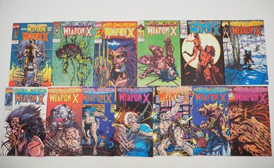 Lot 239 - MARVEL COMICS PRESENTS: WOLVERINE - WEAPON X...