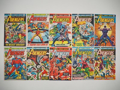 Lot 266 - AVENGERS #105 to 114 (10 in Lot) - (1972/73 -...