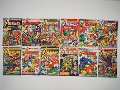 Lot 268 - AVENGERS #126 to 137 (12 in Lot) - (1974/75 -...