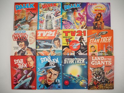 Lot 335 - MIXED SCI-FI ANNUAL LOT (12 in Lot) - Includes...