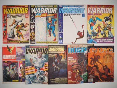 Lot 337 - WARRIOR MAGAZINE #1, 2, 3, 4, 14, 21, 25 +...