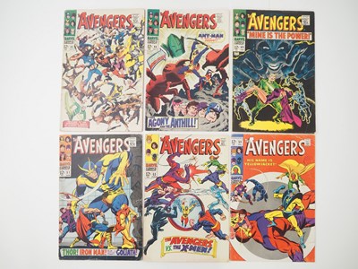 Lot 458 - AVENGERS #44, 46, 49, 51, 53, 59 (6 in Lot) -...
