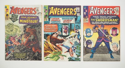 Lot 460 - AVENGERS #17, 18, 19 (3 in Lot) - (1965 -...