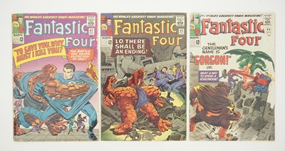 Lot 469 - FANTASTIC FOUR #42, 43, 44 (3 in Lot) - (1965 -...
