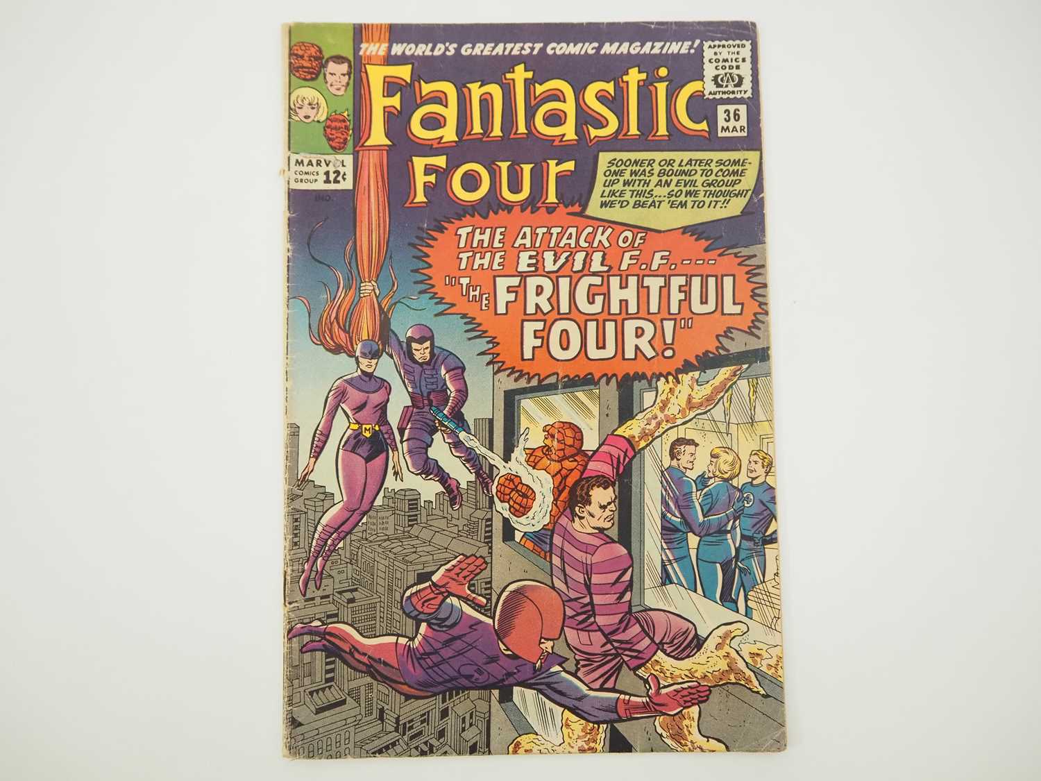 Lot 471 - FANTASTIC FOUR #36 - (1965 - MARVEL) - First...