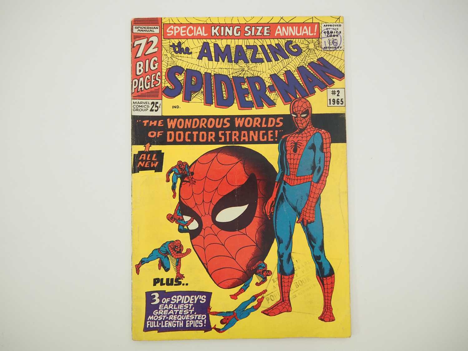 Lot 497 - AMAZING SPIDER-MAN: KING SIZE ANNUAL #2 -...