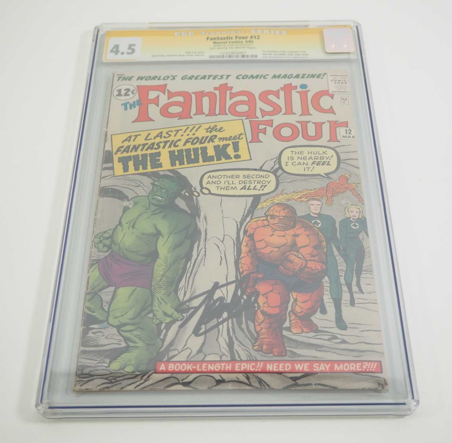 Lot 507 - FANTASTIC FOUR #12 - (1963 - MARVEL) - GRADED...