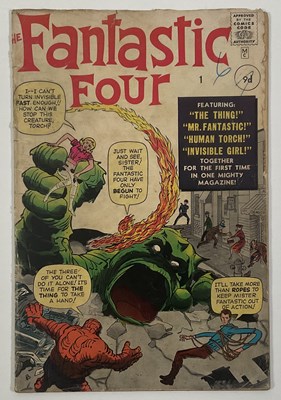 Lot 510 - FANTASTIC FOUR #1 (1961 - MARVEL - UK Price...