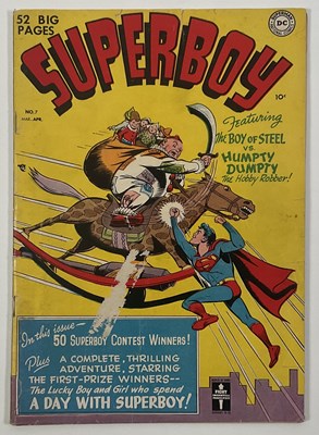 Lot 516 - SUPERBOY #7 (1950 - DC) - "Around the World...