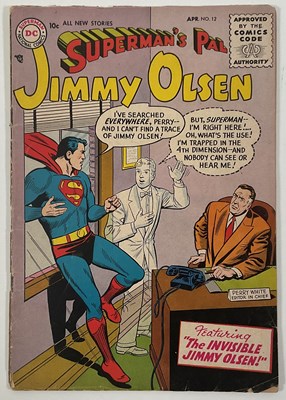 Lot 517 - SUPERMAN'S PAL JIMMY OLSEN #12 (1956 - DC) -...