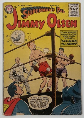Lot 518 - SUPERMAN'S PAL JIMMY OLSEN #11 (1956 - DC) -...
