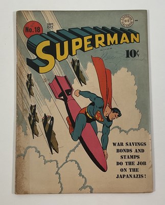 Lot 540 - SUPERMAN #18 (1942 - DC) - Nazi soldiers...