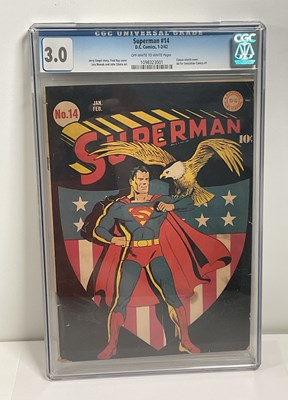 Lot 541 - SUPERMAN #14 (1942 - DC) - GRADED 3.0(GD/VG)...