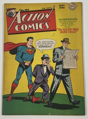 Lot 544 - ACTION COMICS #100 (1946 - DC) - "The Sleuth...