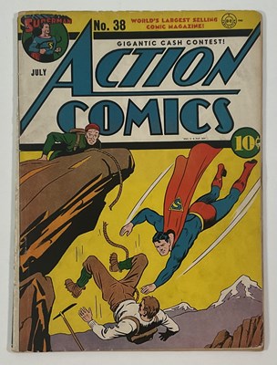 Lot 549 - ACTION COMICS #38 (1941 - DC) - "Hypnosis by...