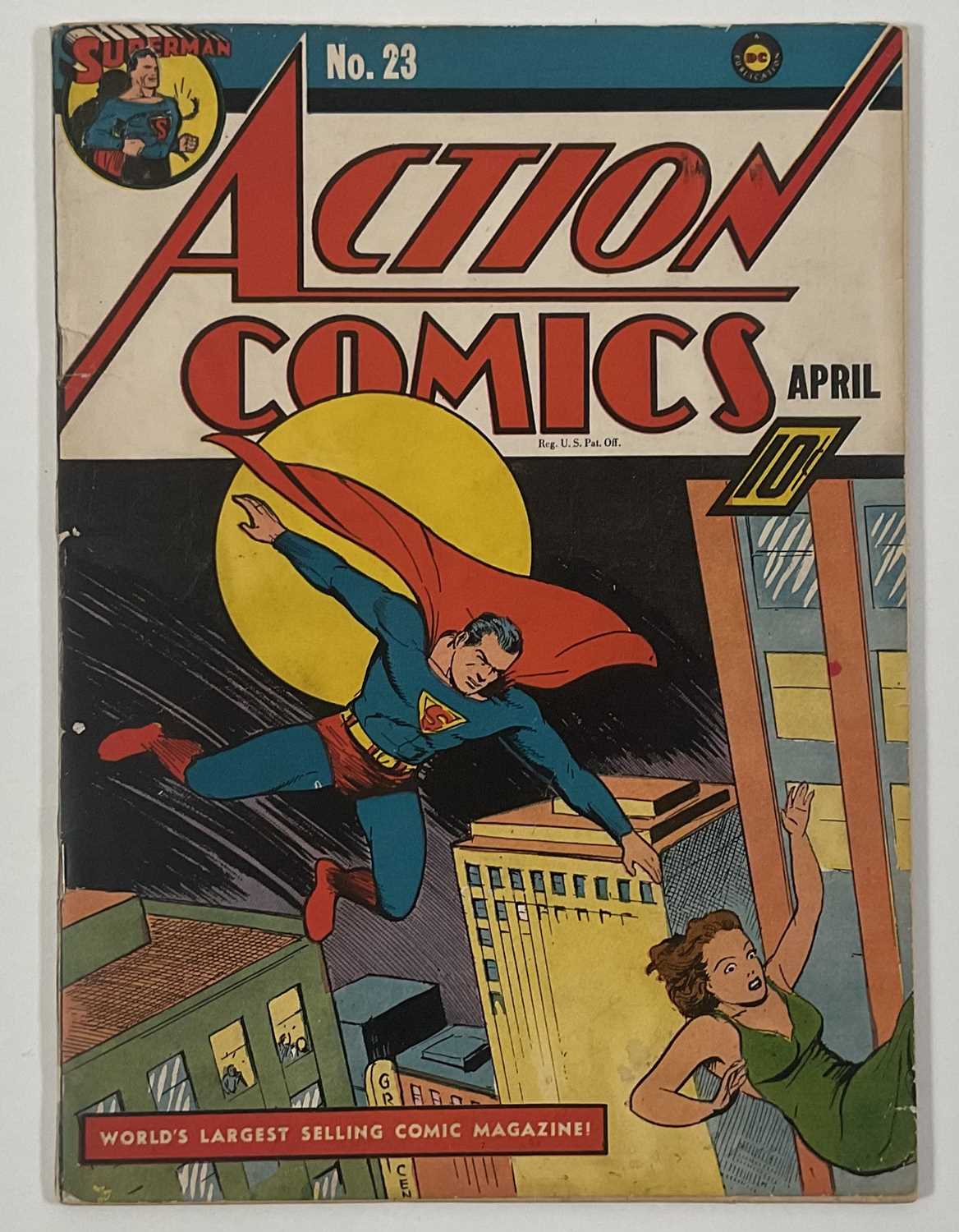 Lot 550 - ACTION COMICS #23 (1940 - DC) - Every great...