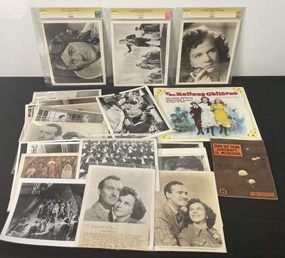 Lot 80 - A selection of 40+ vintage stills for STAIRWAY...
