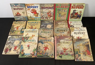 Lot 417 - A collection of  Rupert the Bear annuals, some...