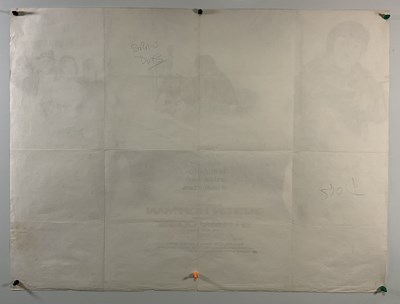 Lot 45 - STRAW DOGS (1971) UK Quad film poster,...