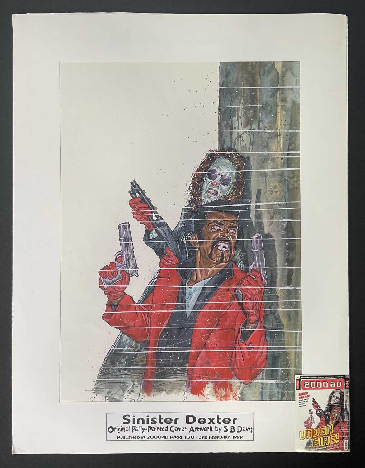 Lot 473 - SINISTER DEXTER Full colour original comic...