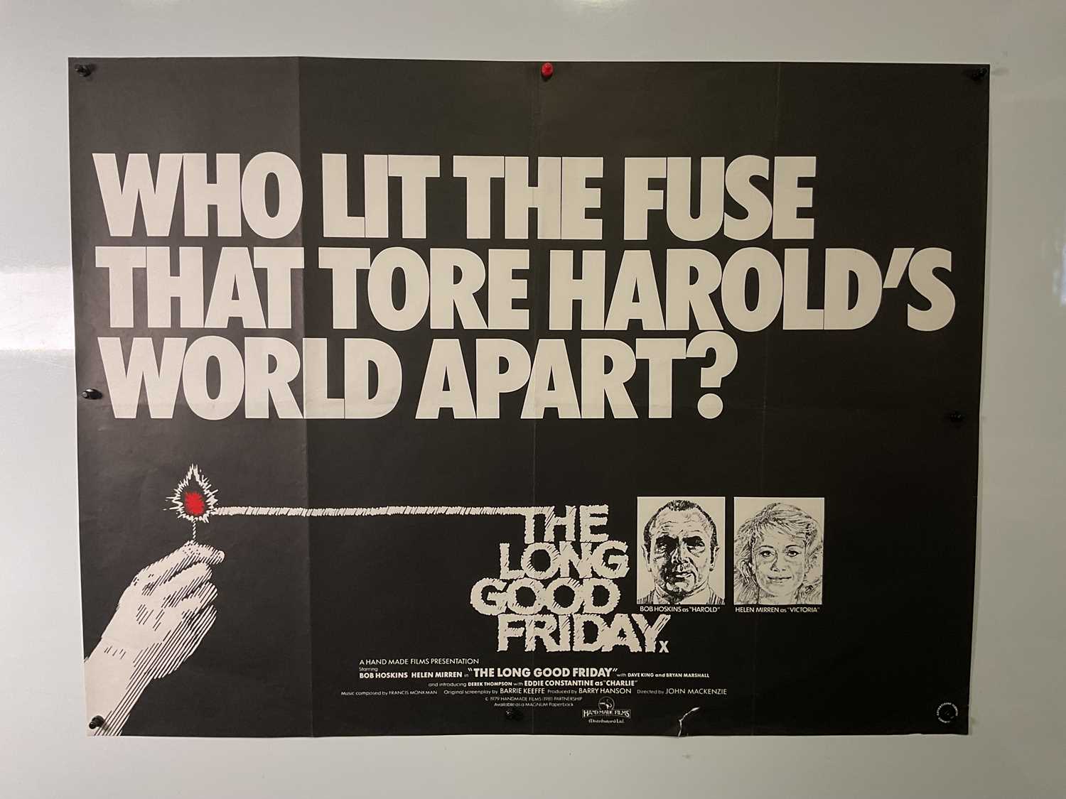 Lot 36 - THE LONG GOOD FRIDAY (1980) UK Quad film...