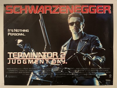 Lot 202 - TERMINATOR 2 JUDGMENT DAY (1991) UK Quad film...
